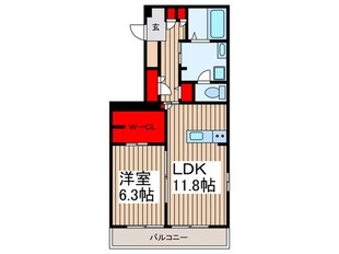 ガーデンフィール8番館の物件間取画像